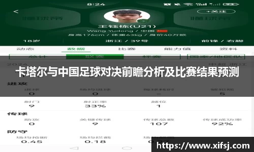 卡塔尔与中国足球对决前瞻分析及比赛结果预测